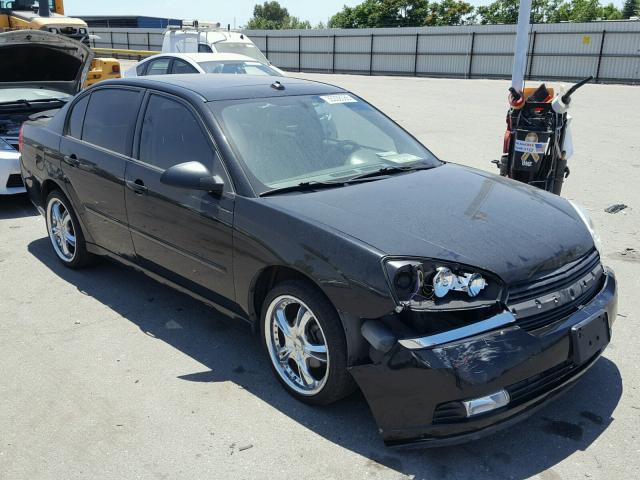 1G1ZU54894F110386 - 2004 CHEVROLET MALIBU LT BLACK photo 1