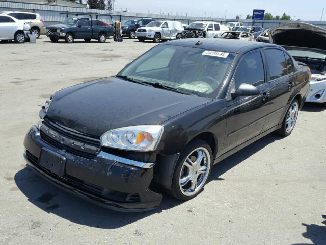 1G1ZU54894F110386 - 2004 CHEVROLET MALIBU LT BLACK photo 2