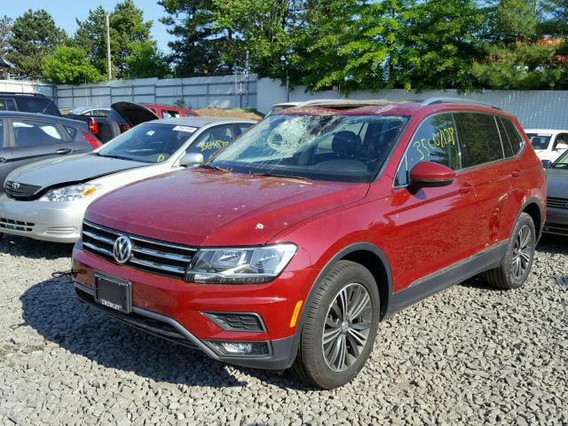 3VV2B7AX0JM026329 - 2018 VOLKSWAGEN TIGUAN SE Rot Foto 2