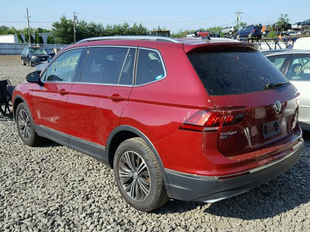 3VV2B7AX0JM026329 - 2018 VOLKSWAGEN TIGUAN SE Rot Foto 3