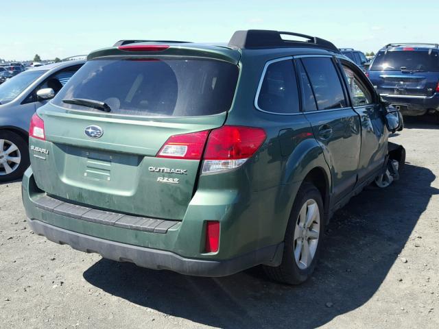 4S4BRBCC4D3252124 - 2013 SUBARU OUTBACK 2. GREEN photo 4