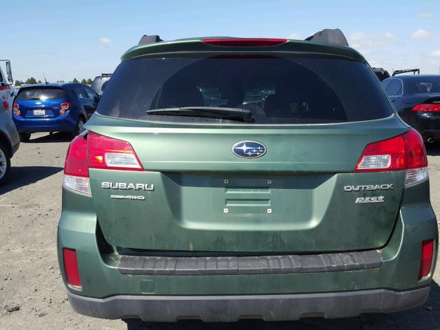 4S4BRBCC4D3252124 - 2013 SUBARU OUTBACK 2. GREEN photo 9