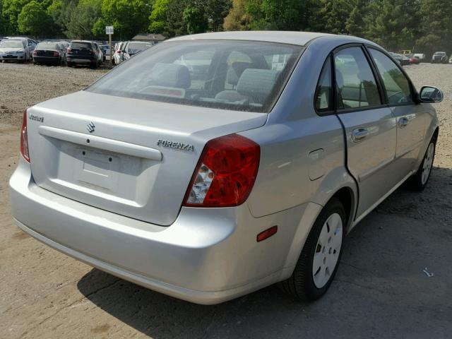 KL5JD56Z98K810180 - 2008 SUZUKI FORENZA BA SILVER photo 4