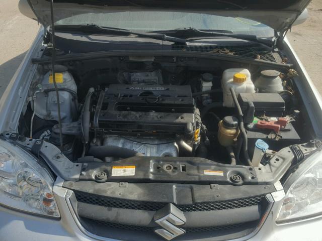 KL5JD56Z98K810180 - 2008 SUZUKI FORENZA BA SILVER photo 7