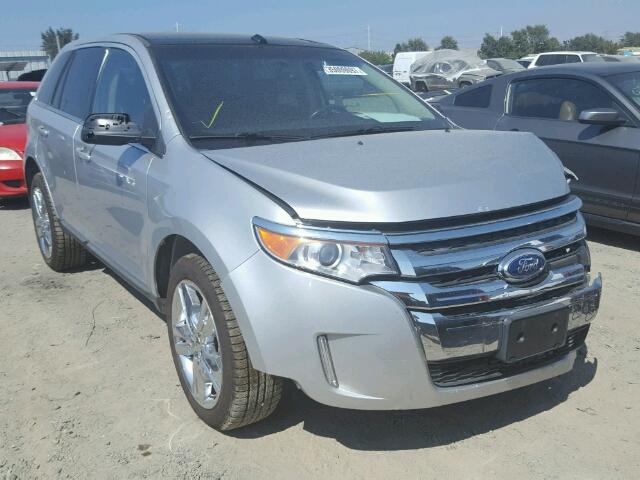 2FMDK4KC3DBE22404 - 2013 FORD EDGE LIMIT SILVER photo 1