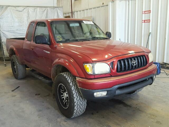 5TESN92N14Z323809 - 2004 TOYOTA TACOMA XTR BURGUNDY photo 1