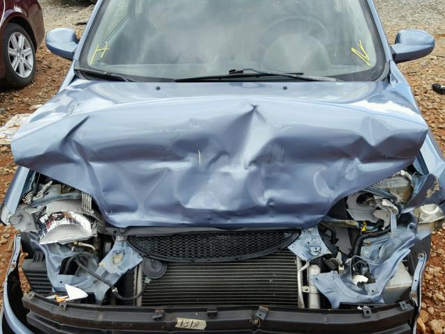 KL1TD66696B637473 - 2006 CHEVROLET AVEO BASE Көк фото 7