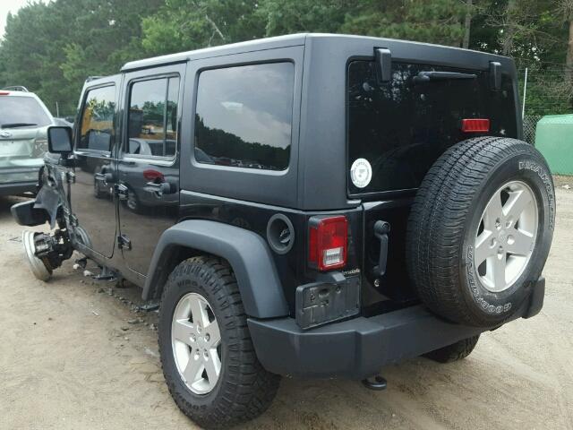 1C4BJWDG2DL658763 - 2013 JEEP WRANGLER U BLACK photo 3