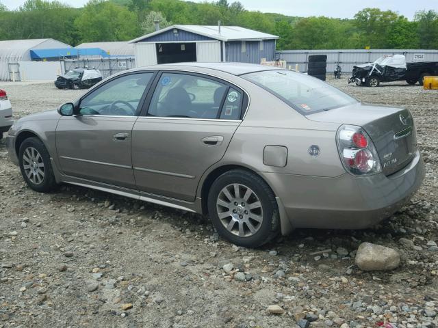 1N4AL11D55N440279 - 2005 NISSAN ALTIMA S BROWN photo 3