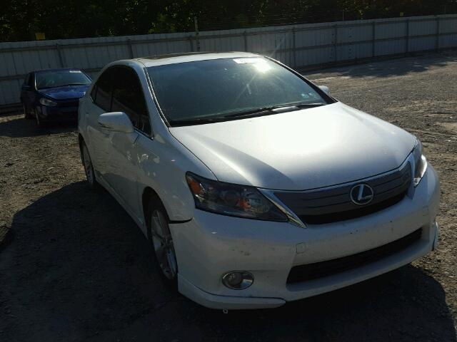 JTHBB1BA8C2050456 - 2012 LEXUS HS WHITE photo 1