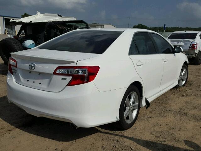 4T1BF1FK7CU552707 - 2012 TOYOTA CAMRY/SE/L WHITE photo 4