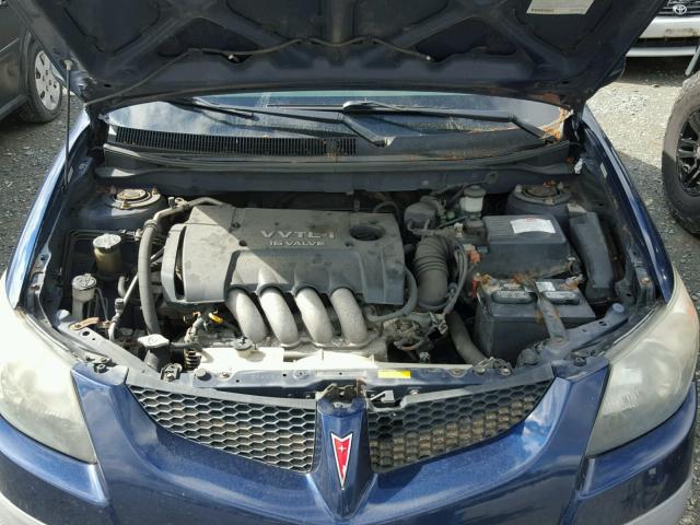 5Y2SN64LX3Z404697 - 2003 PONTIAC VIBE GT BLUE photo 7