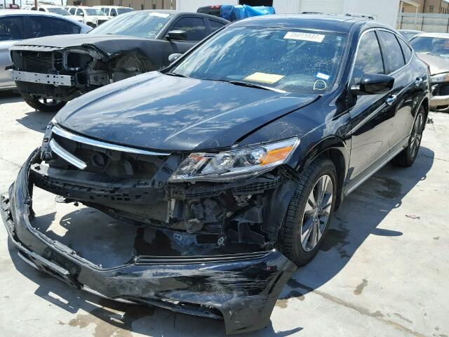 5J6TF1H35FL001386 - 2015 HONDA CROSSTOUR BLACK photo 2