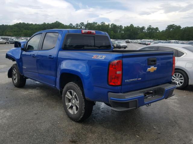 1GCGTDEN8J1131349 - 2018 CHEVROLET COLORADO Z BLUE photo 3