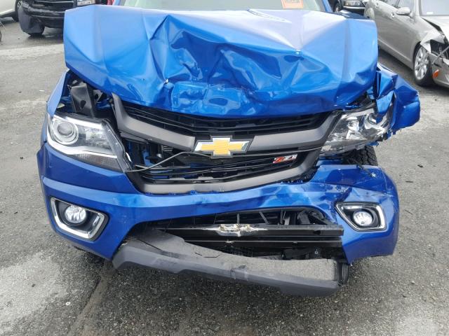 1GCGTDEN8J1131349 - 2018 CHEVROLET COLORADO Z BLUE photo 7