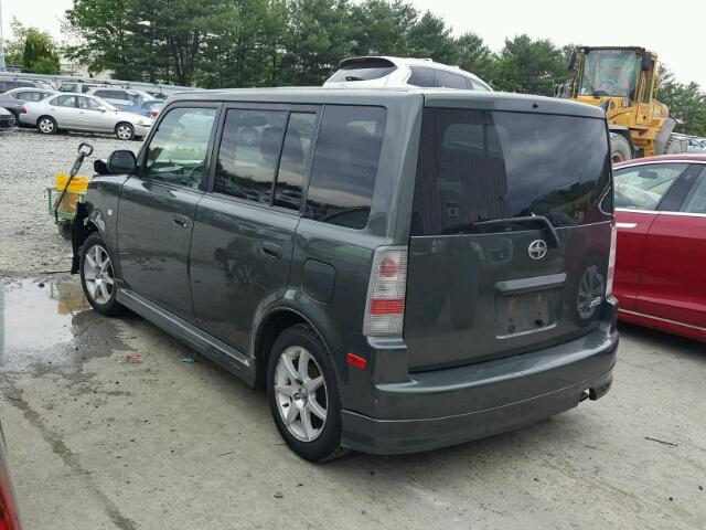 JTLKT324850205966 - 2005 TOYOTA SCION XB GREEN photo 3