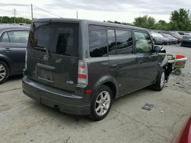 JTLKT324850205966 - 2005 TOYOTA SCION XB GREEN photo 4