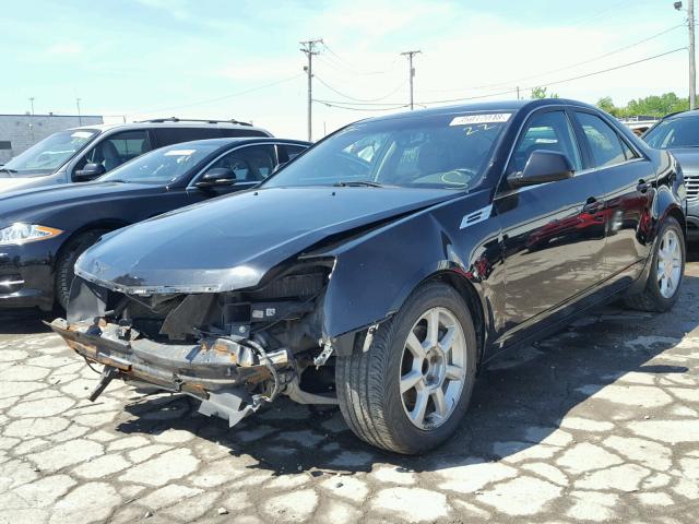 1G6DM577880101579 - 2008 CADILLAC CTS BLACK photo 2