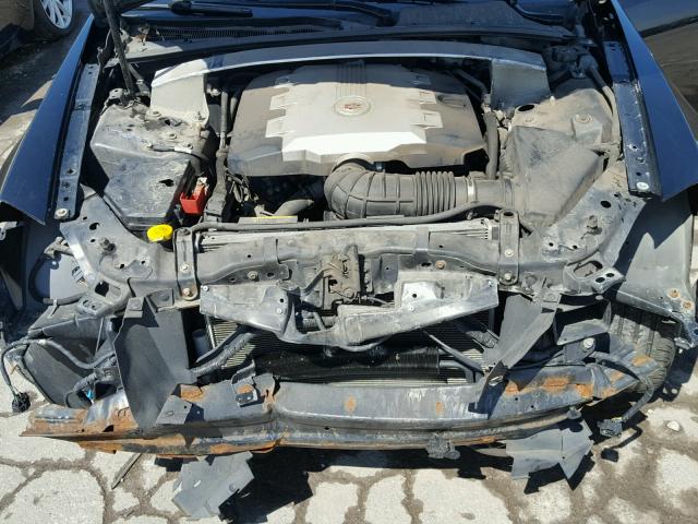 1G6DM577880101579 - 2008 CADILLAC CTS BLACK photo 7