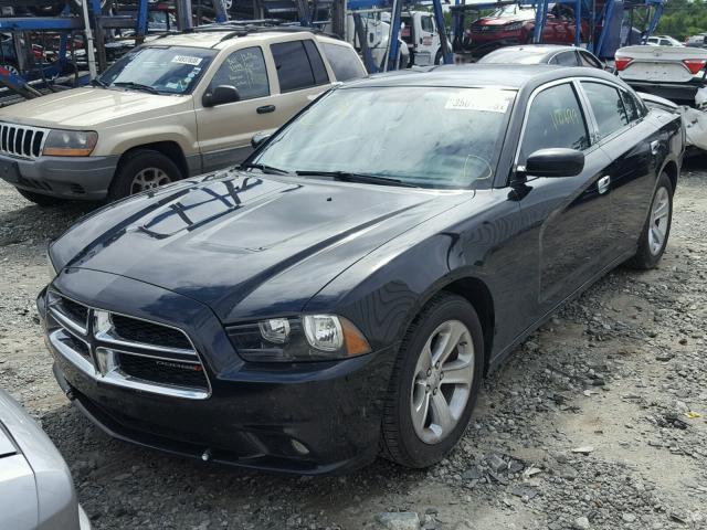 2C3CDXHG6CH248236 - 2012 DODGE CHARGER SX BLACK photo 2