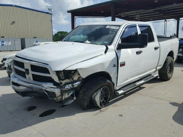 3C6UD5CL8CG335233 - 2012 DODGE RAM 2500 S WHITE photo 2