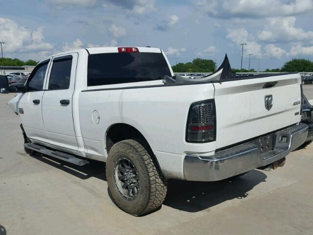 3C6UD5CL8CG335233 - 2012 DODGE RAM 2500 S WHITE photo 3