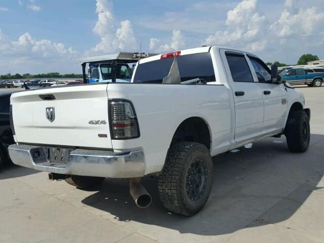 3C6UD5CL8CG335233 - 2012 DODGE RAM 2500 S WHITE photo 4