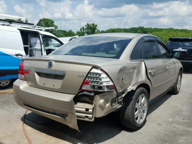 1MEFM41155G604413 - 2005 MERCURY MONTEGO LU GOLD photo 4