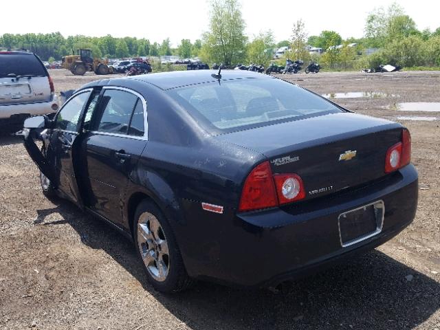 1G1ZC5EB8AF292977 - 2010 CHEVROLET MALIBU 1LT 黑色 照片 3