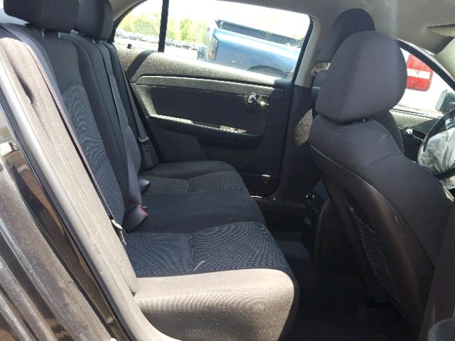 1G1ZC5EB8AF292977 - 2010 CHEVROLET MALIBU 1LT 黑色 照片 6
