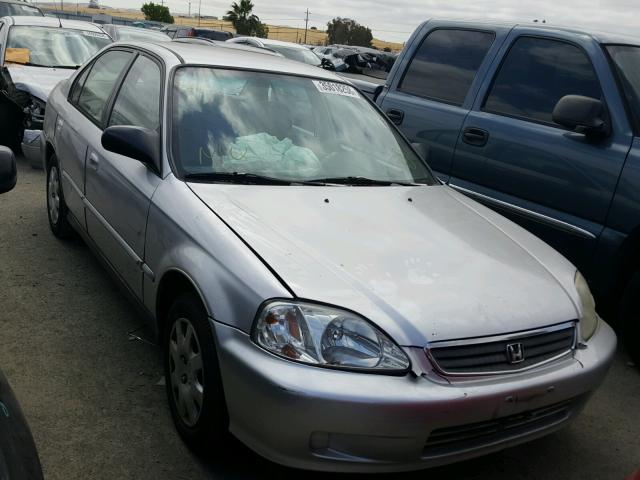 2HGEJ6615YH504705 - 2000 HONDA CIVIC BASE SILVER photo 1