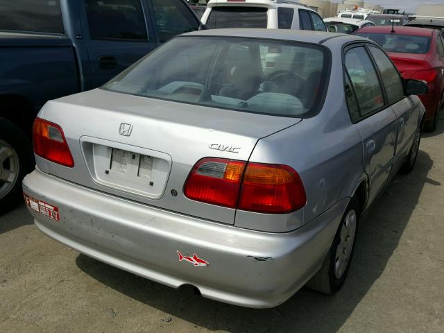 2HGEJ6615YH504705 - 2000 HONDA CIVIC BASE SILVER photo 4