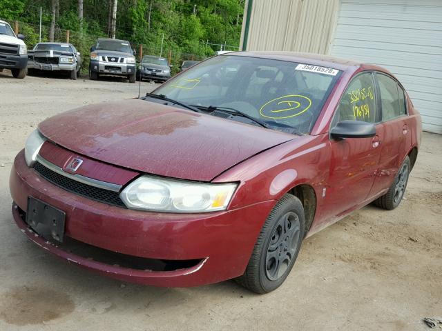 1G8AJ52F94Z170790 - 2004 SATURN ION LEVEL MAROON photo 2