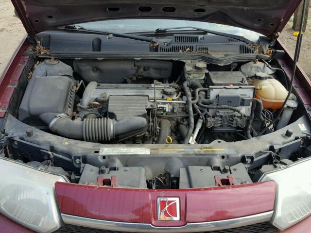 1G8AJ52F94Z170790 - 2004 SATURN ION LEVEL MAROON photo 7