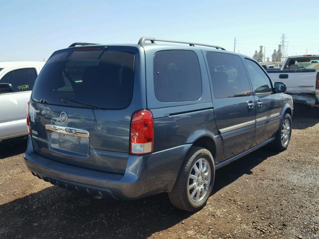 5GADV23L46D161846 - 2006 BUICK TERRAZA CX BLUE photo 4