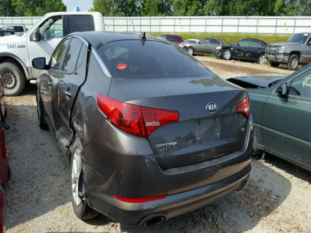 5XXGM4A76DG238350 - 2013 KIA OPTIMA BROWN photo 3