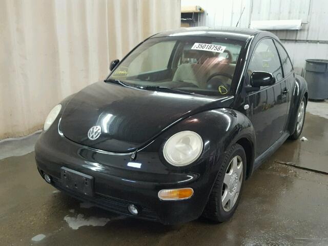 3VWCA21C3XM404414 - 1999 VOLKSWAGEN NEW BEETLE BLACK photo 2