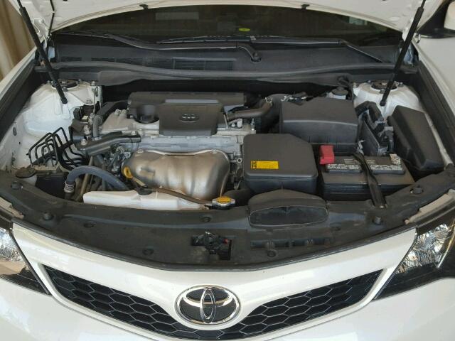 4T1BF1FK5CU630837 - 2012 TOYOTA CAMRY/SE/L WHITE photo 7