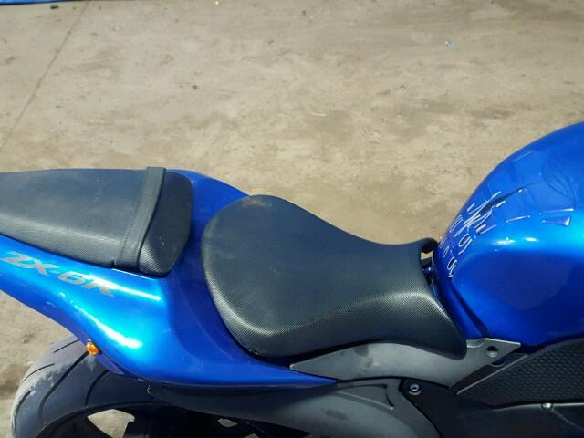 JKAZX4P1X8A043592 - 2008 KAWASAKI ZX600 P BLUE photo 6