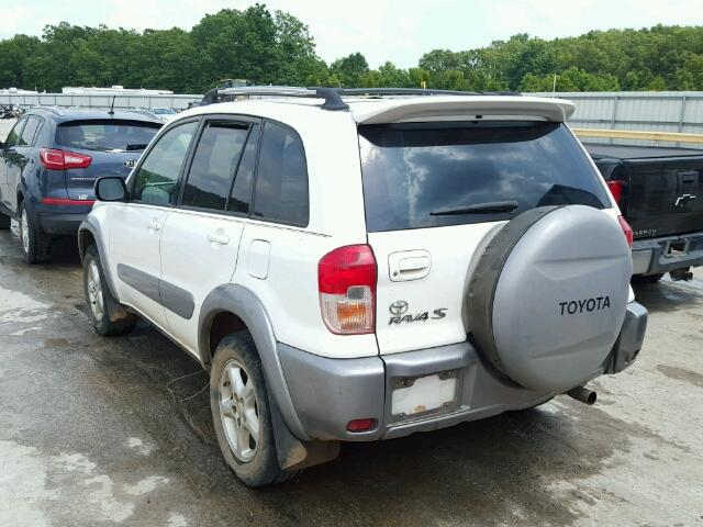 JTEHH20V130247045 - 2003 TOYOTA RAV4 WHITE photo 3