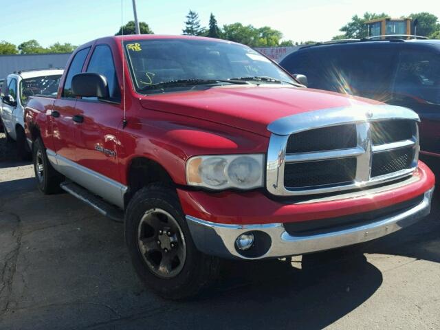 1D7HA18N73S186642 - 2003 DODGE RAM 1500 S RED photo 1