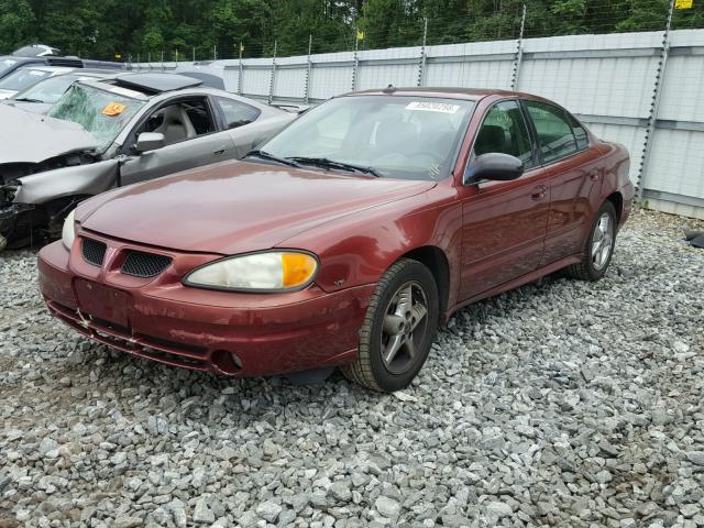 1G2NF52E03M575484 - 2003 PONTIAC GRAND AM S მუქწითელი ფოტო 2