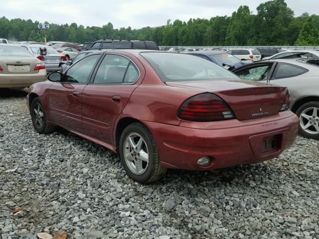 1G2NF52E03M575484 - 2003 PONTIAC GRAND AM S მუქწითელი ფოტო 3