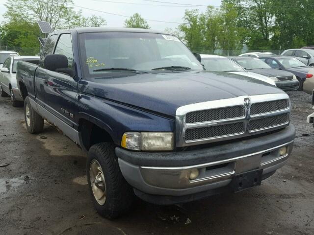 1B7HF13Z61J240828 - 2001 DODGE RAM 1500 BLUE photo 1