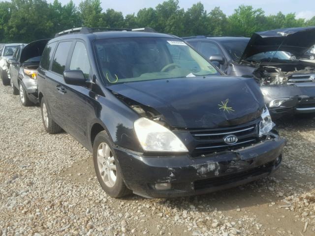 KNDMB233566049844 - 2006 KIA SEDONA EX BLACK photo 1