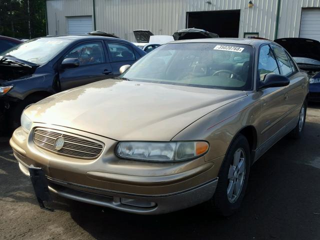 2G4WF551411128525 - 2001 BUICK REGAL GS GOLD photo 2