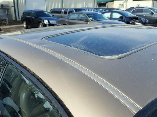 2G4WF551411128525 - 2001 BUICK REGAL GS GOLD photo 9