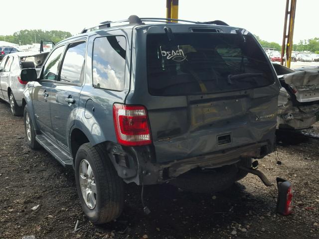 1FMCU4K32AKA80113 - 2010 FORD ESCAPE HYB GRAY photo 3