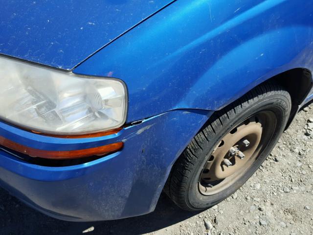 KL1TD62615B298731 - 2005 CHEVROLET AVEO BASE Mavi foto 9