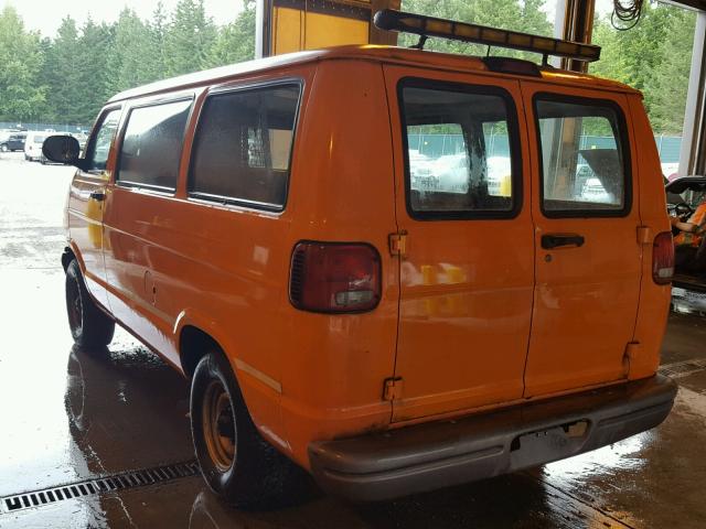 2B7HB11X8XK580301 - 1999 DODGE RAM VAN B1 ORANGE photo 3